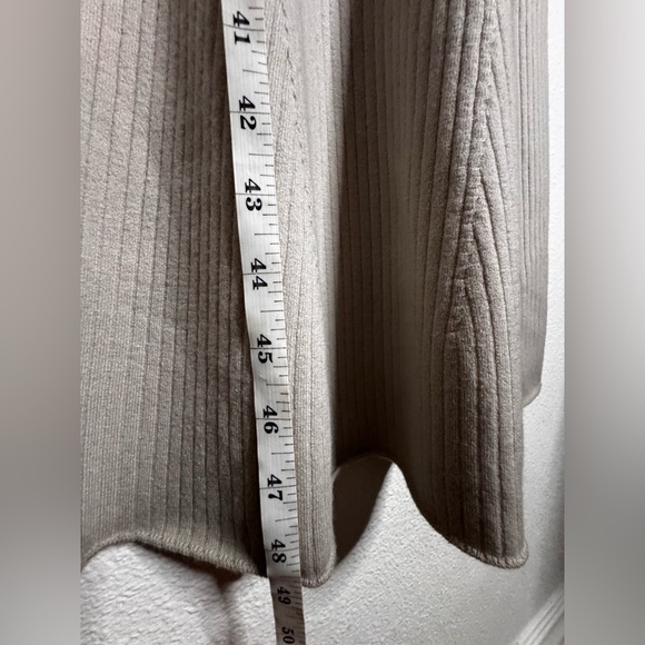 Theory Taupe Long Sleeve Dress - Picture 7 of 7